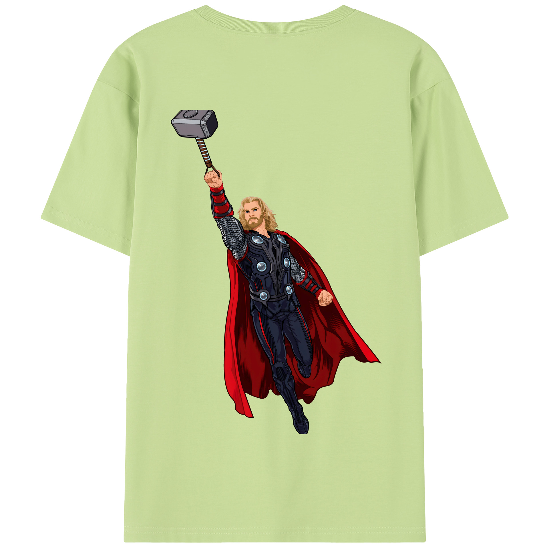 （画像用） アベンジャーズ The Avengers 綿100％半袖Tシャツ（背面プリント）